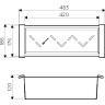 Коландер OMOIKIRI CO-04-IN 4999022