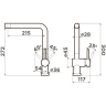 Смеситель OMOIKIRI AKASHI OAK-CR-35